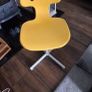 Roberts portable radio, shelfs, grey white and yellow small shelves,Christmas tree skirt childrens desk chair, picture. Single duvet cover new. Small black mirrors. Bundle for 150.00 Image 4