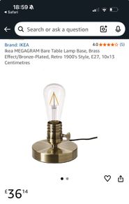 Ikea Megagram Lamp