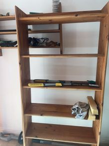Timber shelves