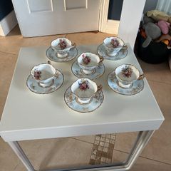 Hammersley Fine bone china 6x cups and saucers