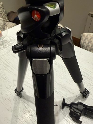Manfrotto 055XPROB high grade tripod and Manfrotto 322RC2 Heavy Duty Grip Ball head