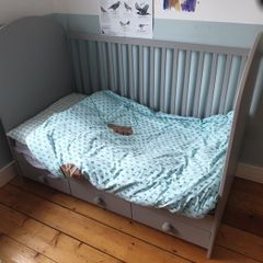 Cot Bed Ikea Gonatt 3 drawers