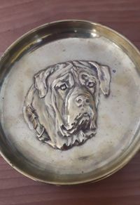 Vintage - Brass - Bull Mastiff