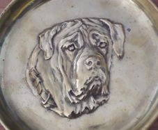 Vintage - Brass - Bull Mastiff
