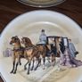 2 Vintage Arklow Art Collection Horse & Carriage Decorative Plate Made in Ireland Image 2