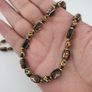 Antique Venetian style Tiny Floral & Eyes Glass Beads Necklace Image 10