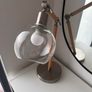 Adjustable Wood & Glass Desk Lamp Image 2