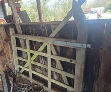 wooden gate