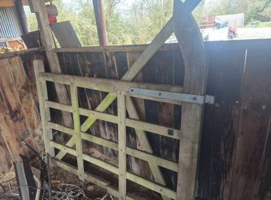 wooden gate