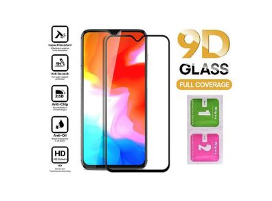 For OnePlus 6T 1+6T Tempered Glass 9D Curved Screen Protector Full Coverage New - FHTOP6TTG9D