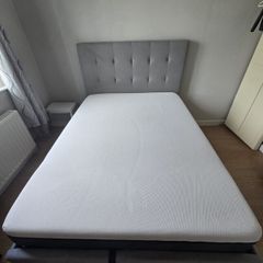 Double Ottoman Storage Bed with Emma Mattress