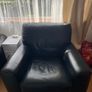 Free - Black leather armchair Image 2