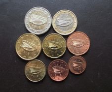 Ireland  2012 UNC Euro Coins Full Set