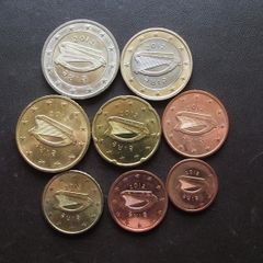 Ireland  2012 UNC Euro Coins Full Set