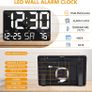 11.5" Digital Calendar Alarm Clock with Wireless Remote Control Image 6