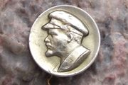 Vintage Vladimir Lenin Soviet Union Workers Cap Pin