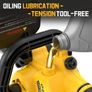 Mini Chainsaw Cordless 8 inch Compatible with Dewalt 18V 20V Battery, Brushless Auto Oiler, Portable Handheld Small Electric Chainsaw with Chain for Wood Cutting (No Battery) Image 5