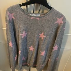 Kelly & Grace Grey & Pink Star Jumper
