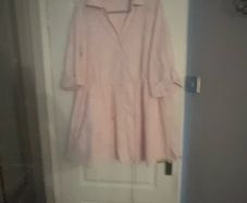 Zara size L pink dress