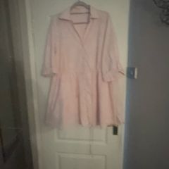 Zara size L pink dress
