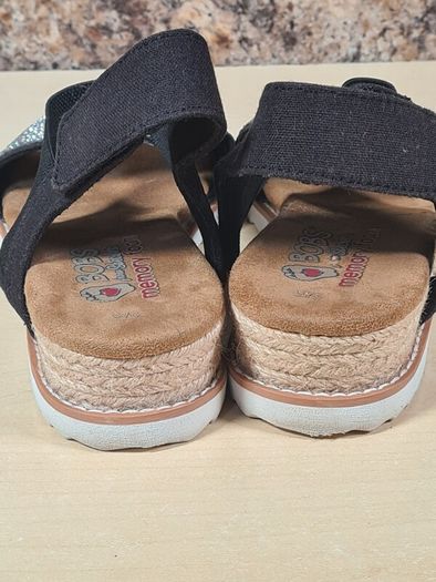 womens SKECHERS BOB's Desert kiss twinkle wedge sandals Size UK 3 EU 36