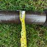 Walnut coloured curtain poles Image 4