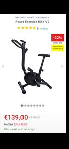 Exercise bike never used