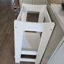 Toddler Tower 3-Level Adjustable Wooden Toddler Step Stool Image 3