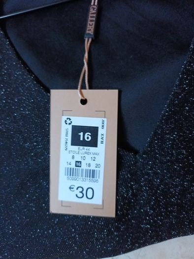 Gallery  Etoile Lurex Dress.   S.16.    B.N.W.T