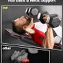 Adjustable Weight Bench, Commercial Workout Bench for Home Gym, Decline/Flat/Incline Bench Press, 90 Positions Image 6