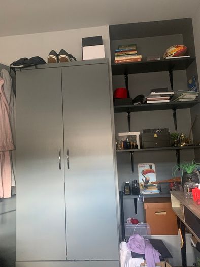 Grey wardrobe