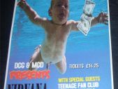 Nirvana-Point Theatre Dublin,21st June 1992 concert poster print