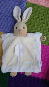 Kaloo Baby toy rabbit and puppet