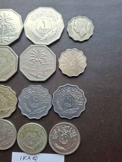 A Lot of 16 coins from Iraq (1938-1990)