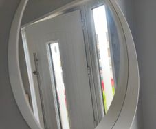 IKEA white mirror