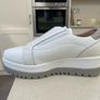 Carl Scarpa White Leather Platform trainer | Size 40 Image 5