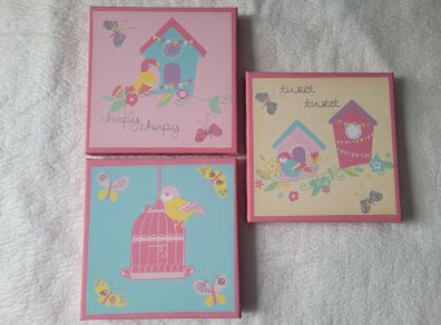 Wall Decoration - 3 Nursery Canvas Pictures