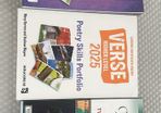 Verse Leaving Cert English Higher Level Poetry textbook and workbook. Also King Lear textbook