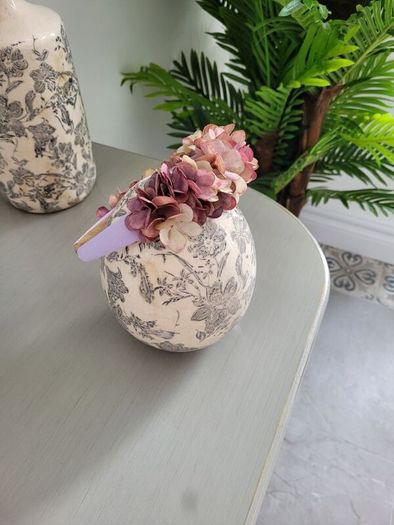 Brand new purple crown headpiece fascinator