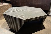 Bone inlay coffee table (only two left )
