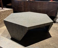Bone inlay coffee table (only two left )