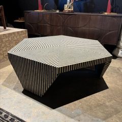 Bone inlay coffee table (only two left )