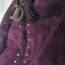 Purple Suede Like Bag from Dents Image 2