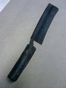 Old blacksmith made Irish thatcher's eave knife