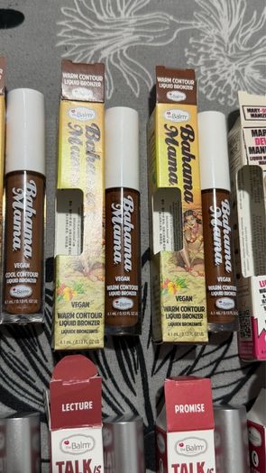 The balm new liquid bronzers, highlighters, blushers new