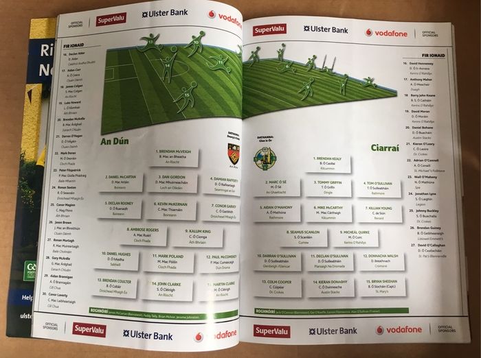31st July 2010. GAA (Gaelic Football) Programme. Down V Kerry & Dublin V Tyrone @ Croke Park. GAA Football All-Ireland Senior Championship Quarter-Finals.