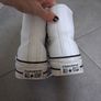 white leather converse Image 3