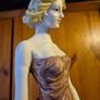 Vintage Tall Figurine of a Lady with a Flower Basket. Image 9