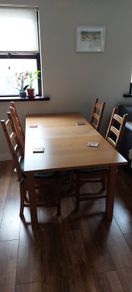 Ikea Bjursta Extending Table & 4 Chairs