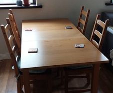 Ikea Bjursta Extending Table & 4 Chairs